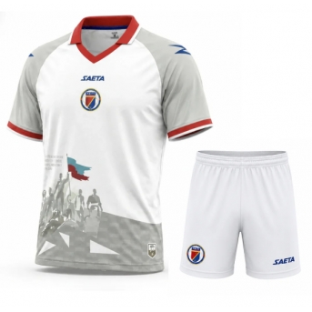 Billige Fotballdrakt Haiti Replika Bortedraktsett Barn VM 2026 Kortermet (med bukser)